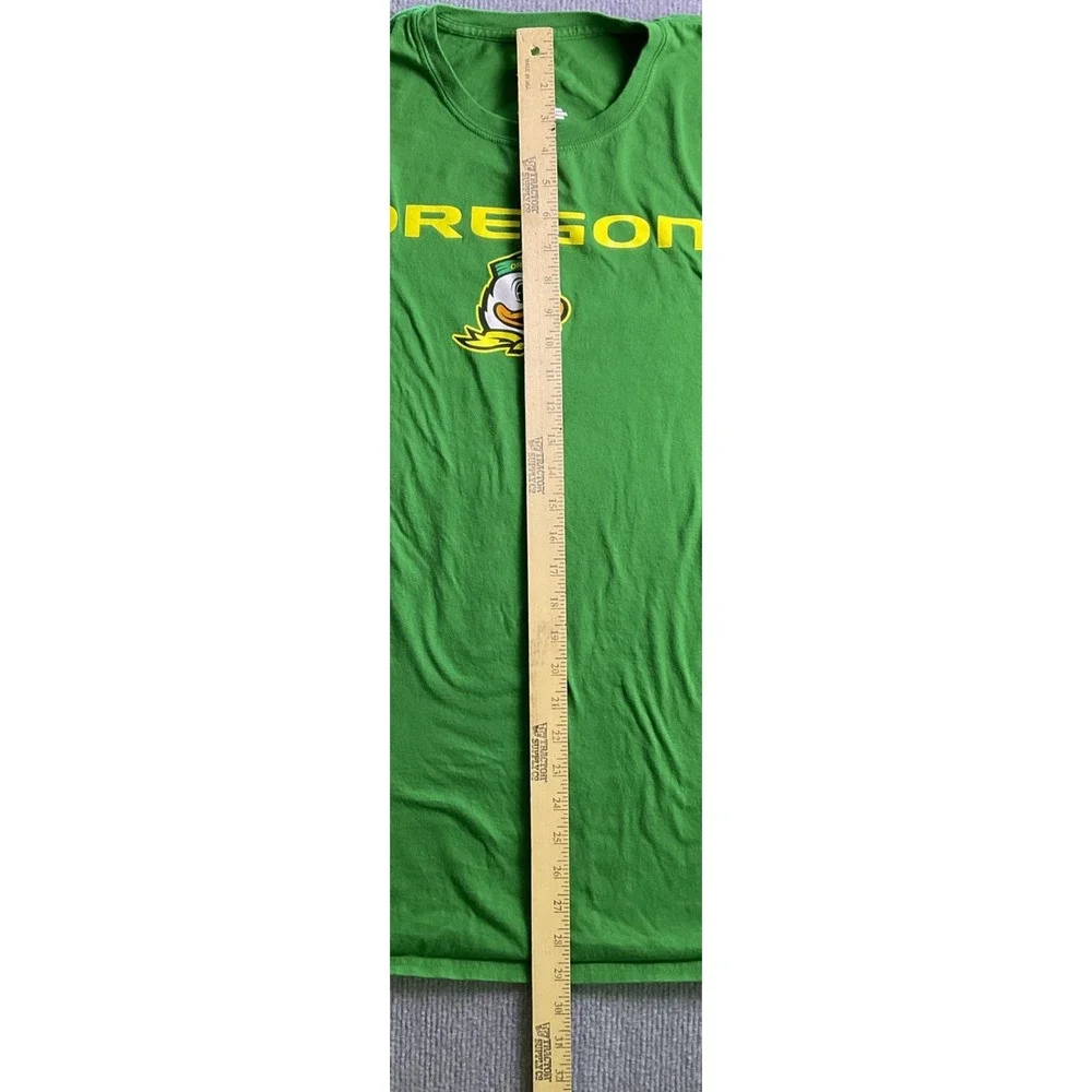 Oregon Ducks Front/Back Graphic T-Shirt Mens Size 2XL Green